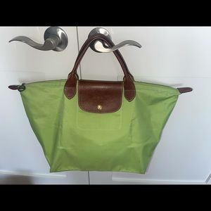 Longchamp LePliage Nylon Tote Bag - Pastel Green